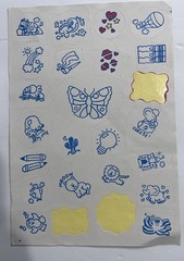 Color Me Sticker Sheets Y2K Lot of 6 Some Colored Some Missing – AS IS VTG