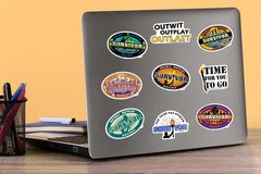 SURVIVOR VARIETY DIE CUT VINYL 50 CT STICKER PACK