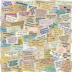 300Pcs Vintage Bible Verse Stickers, Quote Bible Stickers for Journaling