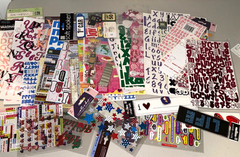 LOT of tons Boutique Scrapbook Stickers SET from Michaels EUC/NEW