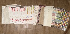 Huge Lot Scrapbooking Letters And Numbers Bo Bunny Me And My Big Ideas 80 Pages