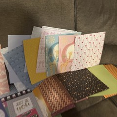 Mermaid Baby Boy Llama 12×12 Paper & Sticker Lot – Scrapbooking