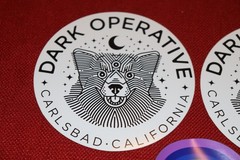 Lot of 2 STICKERS + Fridge Magnet NEW Sticker Bundle Dark Operative & Indie Den