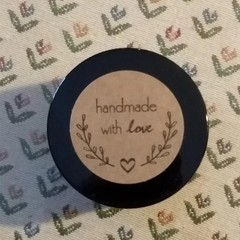 Vintage Kraft Handmade With Love Stickers – 1 Inch Self-Adhesive Gift, Baking
