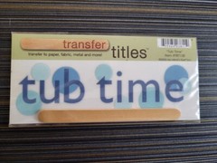 MY MINDS EYE Tub Time Rub On Transfer Titles Dog Puppy Cat Kitty Kids Baby