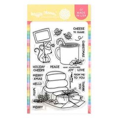 Waffle Flower Acrylic Stamp Set HOLIDAY CHEESE