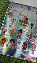 L.O.L. Surprise Colorful Sticker Book LOL Puffy 150 Stickers Glitter Foil Glossy