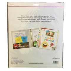 199 Pc Binder Stickers Smileys Mood Expressions Back to School