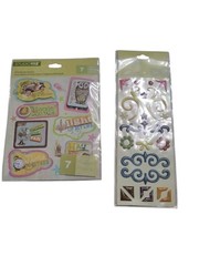 6 Packs K&Company And Studio 112 Scrapbooking Stickers