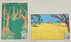 Okee Dokee Reusable Stickers Plus Activity Board~2~Safari/Rainforest Canada 1993