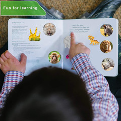 Jungle Animal Stickers 200 Pcs Roll Safari Zoo Labels for Kids Party Favors