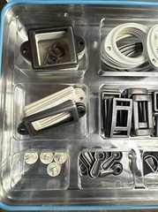Stampin’ Up! Hodgepodge Hardware, Pewter Metal Embellishments + hinges