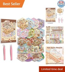 Customizable 3D Sticker Scene Book – 20 Sets for Creative Play and Therapy