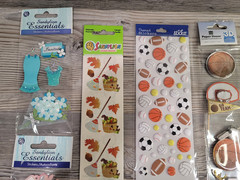 stickers lot of 7 Sandy lion paper house, sticko wedding, fall, balls