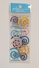 Jolee’s Funky Spirals Birthday Party Confetti Mini Pack Scrapbook Embellishments