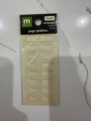 Making Memories Page Pebbles Rectangle Medium Blank Item #22745 Scrapbooking