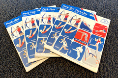 LOT (5) 1983 Drawing Board Summer Olympics Stickers NOS SEALED VTG – U Get All 5