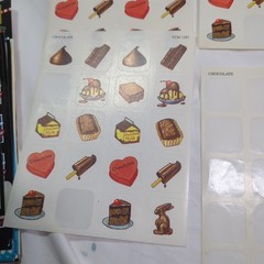Chocolate Stickers Milk Bar Kisses Truffle Bunny Cake Brownies Sauce