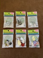 Eyelet Outlet Brads Lot of Food Home NEW 6 packs Card Making Scrapbooking