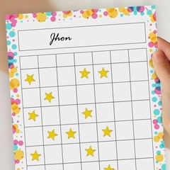 1200 Pack Multicolor Star Stickers for Behavior Chart Student Planner School