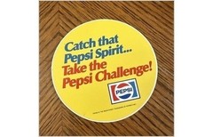 Pepsi & Double Cola Soda Advertising Decals Lot 1990s – Catch That P Sticker