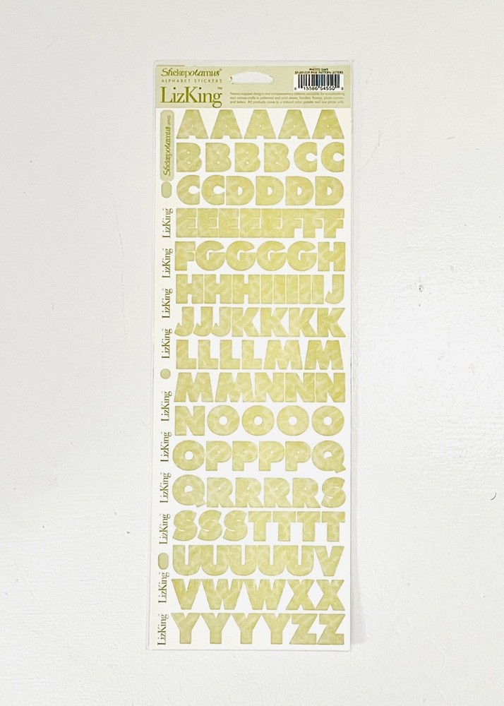 Stickopotamus Liz King Alphabet Stickers