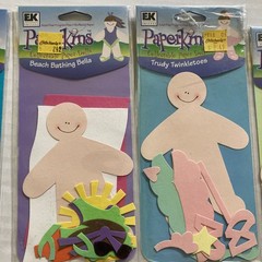 Paperkins Paper Doll & Mini Paperkins Lot