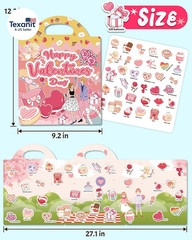 Reusable Sticker Books for Kids, Sticker Books for Toddlers, Toddler Travel Toys