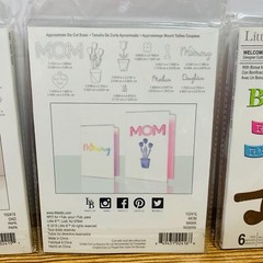 Little B Cardmaking Dies Fathers Day Baby Mom 3 Sets New