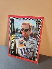 Vintage Stickers NASCAR Rusty Wallace Thunderbird Sticker Upper Deck VTG 1990s