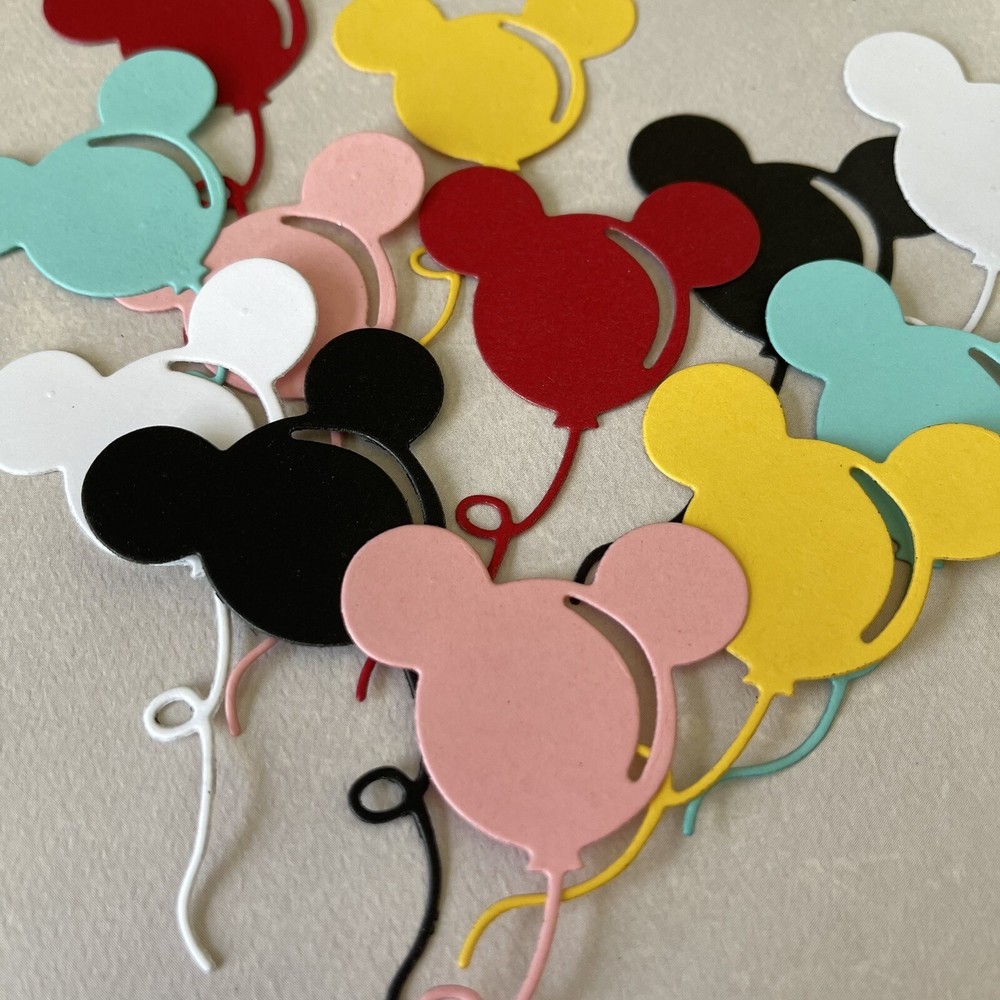 MICKEY MOUSE BALLOON die cuts scrapbooking Embellishments for card making Craft