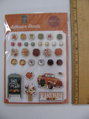 Carta Bella WELCOME FALL Adhesive Brads Brads & Chipboard Pieces NIP