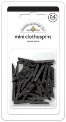 Doodlebug Embellishment Lot Mini Clothespins Add Dimension Projects 14 Colors