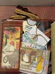 Handmade Mixed Media Junk Journal – Gratitude Tea Theme – 2 Signatures – 5×7