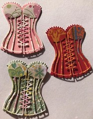 CORSET/BUSTIER Die-Cuts(6pc)2-1/4″x 2-3/4″Lingerie•Wedding•Stripper •Dancer•Bras