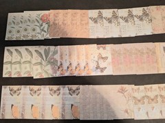 100pc The Language Of Natural. 3 1/4 X 3 1/4 Scrapbook Papers Very Pretty