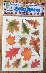 Provo Craft Designer Seasons Changing Colors Leaves Leafs Fall Scrapbook Sticke