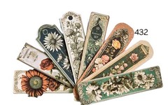Victrorian Style Tall Bookmarks Supplies Scrapbooks Junk Journal 432