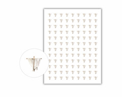 Church Cross Planner Journal Stickers, Round