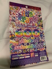 Lisa Frank 600+ Sticker Book – Peace Love Kisses Kittens Unicorns NEW 5 sheets