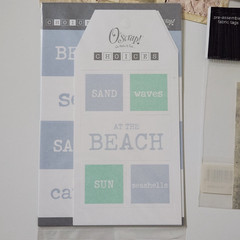 NEW Lot BEACH SUMMER Scrapbook Tags Cut-Outs 3D Kolette O’Scrap Fresh Cuts -F