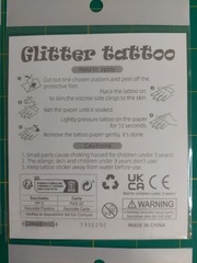 4 Sheets Girls Glitter Face Tatoos Butterfly Feather Angle Wings Bubbles NEW NIP