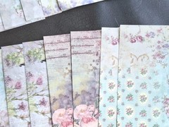 100PC Scrapbooking Vintage Ephemera Paper Pack The Rose Connection New Design