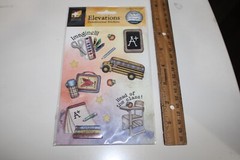 American Traditional Designs Elevations Dimensional Stickers School Days Classic