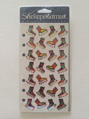 Stickopotamus Letters InLine Skates Tools Planets & Stars Birthday Bash Stickers
