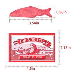 100 TOTAL Fortune Telling Fish Magic Teller – magic gag party favors prize toys