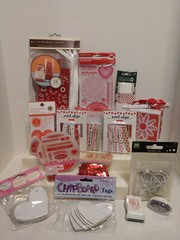 NEW ~ Craft Scrapbooking Valentine Love Lot ~ Stamps,Ink,Stickers,Embellishments