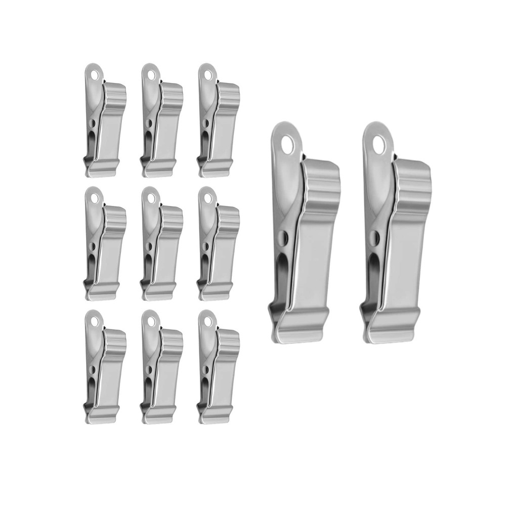 30 Pieces of Metal Mini Clip Spring Clip Crocodile Clip Tiny Clip Strong Suit…