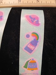 Vintage Rare Sanrio Iridescent Pastels Sticker 1984