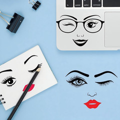 Facial Expression Stickers,Make a Face Stickers for Holiday Party Supplies DIY C